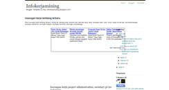 Desktop Screenshot of infokerjamining.blogspot.com