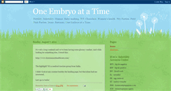 Desktop Screenshot of oneembryoatatime.blogspot.com