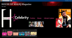 Desktop Screenshot of houseofmaliq.blogspot.com