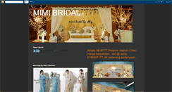 Desktop Screenshot of mimibridalbyathizcollection.blogspot.com