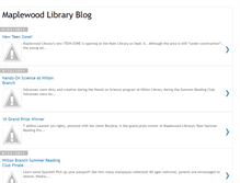 Tablet Screenshot of maplewoodlibraryprograms.blogspot.com