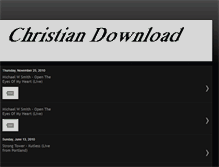 Tablet Screenshot of christiandownload.blogspot.com