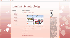 Desktop Screenshot of emmastavlingsblogg.blogspot.com