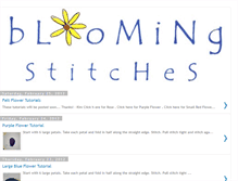 Tablet Screenshot of bloomingstitch.blogspot.com