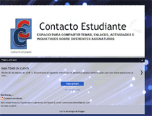 Tablet Screenshot of contactoestudiante.blogspot.com