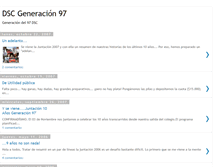 Tablet Screenshot of dscgeneracion97.blogspot.com