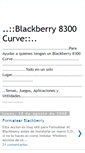 Mobile Screenshot of blackberry-8300-curve.blogspot.com