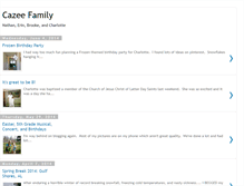 Tablet Screenshot of cazeefam.blogspot.com