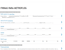 Tablet Screenshot of firmas-todo-para-metroflog.blogspot.com