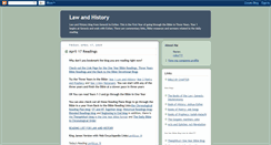 Desktop Screenshot of lawhistory2.blogspot.com