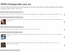 Tablet Screenshot of chilangoradio.blogspot.com