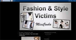 Desktop Screenshot of fashionandstylevictims.blogspot.com