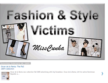 Tablet Screenshot of fashionandstylevictims.blogspot.com