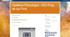 Desktop Screenshot of optativapsicologiapuigdesafont.blogspot.com