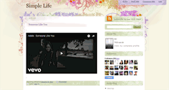 Desktop Screenshot of mj-simplelife.blogspot.com