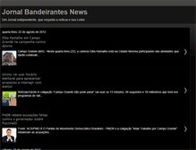 Tablet Screenshot of bandeirantesnews.blogspot.com