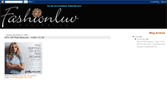 Desktop Screenshot of fashionluv01.blogspot.com