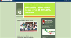 Desktop Screenshot of mexjovenmty.blogspot.com