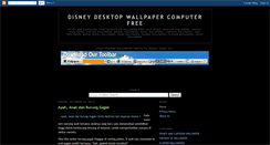 Desktop Screenshot of disney-desktopwallpaper-free.blogspot.com