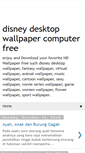 Mobile Screenshot of disney-desktopwallpaper-free.blogspot.com