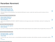 Tablet Screenshot of harambeemovement.blogspot.com