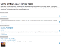 Tablet Screenshot of cantocintiascola.blogspot.com
