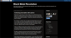Desktop Screenshot of blackmetalrevolution.blogspot.com