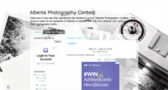 Desktop Screenshot of albertaphotographycontest.blogspot.com