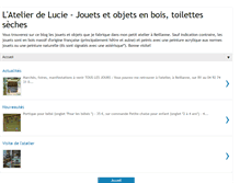 Tablet Screenshot of latelierdelucie.blogspot.com