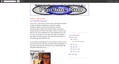 Desktop Screenshot of pipelinernd.blogspot.com