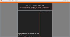 Desktop Screenshot of basketballblahs.blogspot.com