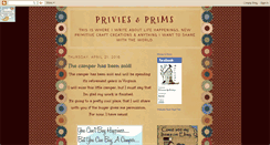 Desktop Screenshot of priviesandprimsblog.blogspot.com