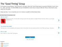 Tablet Screenshot of goodtiminggroup.blogspot.com
