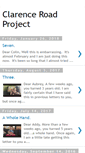 Mobile Screenshot of clarenceroadproject.blogspot.com
