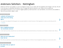 Tablet Screenshot of andersonssolicitors.blogspot.com