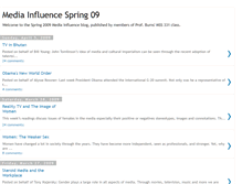 Tablet Screenshot of mediainfluences09.blogspot.com