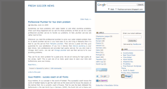 Desktop Screenshot of freshsoccernews.blogspot.com