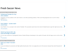 Tablet Screenshot of freshsoccernews.blogspot.com