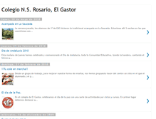 Tablet Screenshot of colegioelgastor.blogspot.com