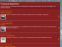 Tablet Screenshot of deporteandoenlaciudad.blogspot.com