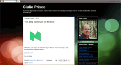 Desktop Screenshot of giulioprisco.blogspot.com