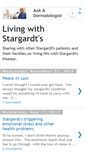 Mobile Screenshot of living-with-stargardts.blogspot.com