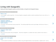 Tablet Screenshot of living-with-stargardts.blogspot.com