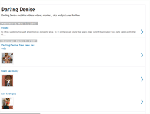 Tablet Screenshot of darling-denise.blogspot.com
