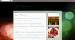 Desktop Screenshot of fifi-la-femme.blogspot.com