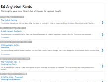 Tablet Screenshot of edangletonsrants.blogspot.com