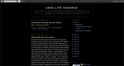 Desktop Screenshot of longlivehumania.blogspot.com