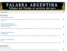 Tablet Screenshot of palabra-argentina.blogspot.com