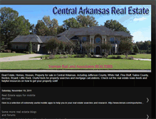 Tablet Screenshot of centralarkansasrealestate.blogspot.com