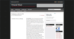 Desktop Screenshot of orasulhusi.blogspot.com